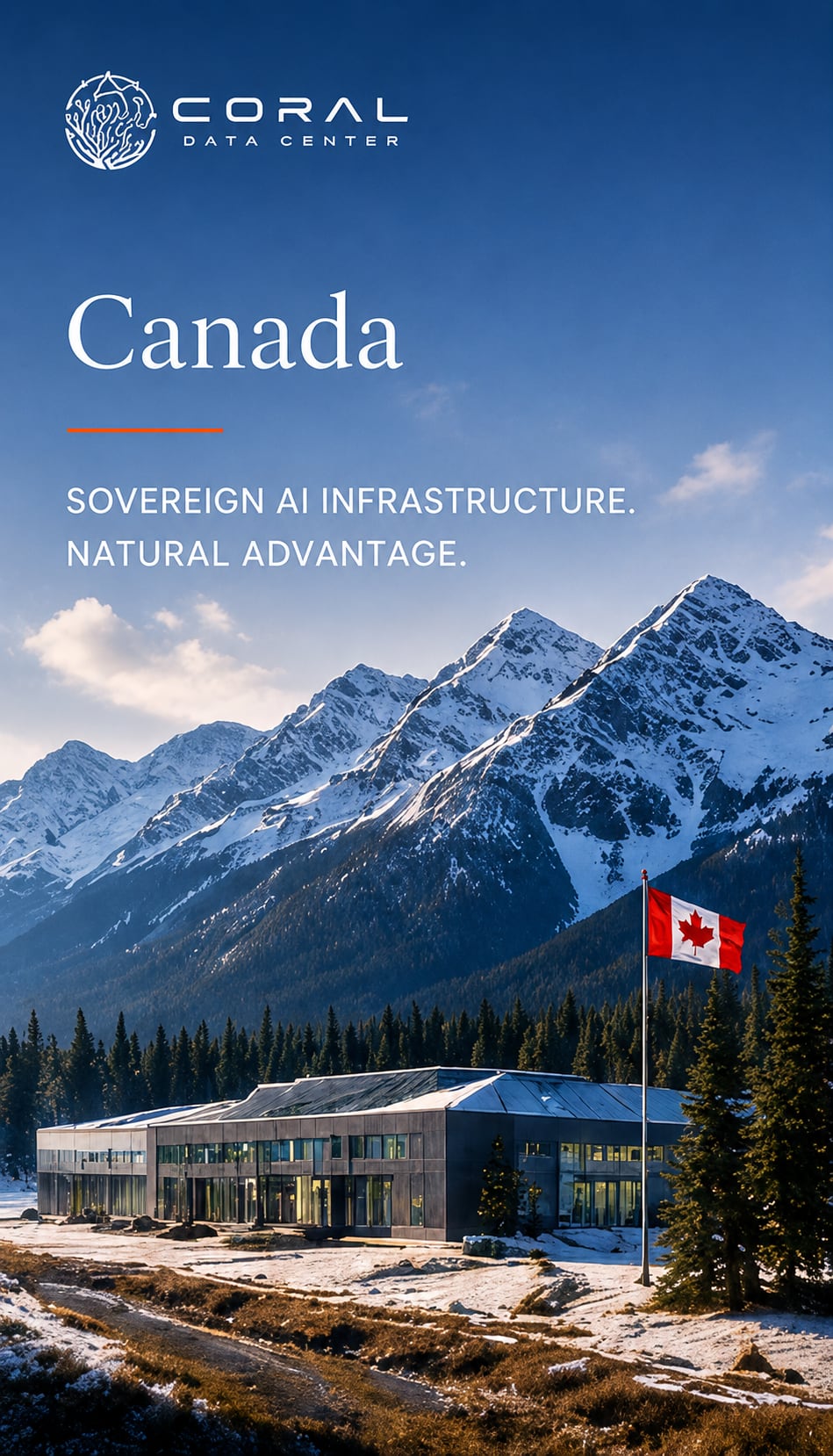 CoralDC Canada regional AI infrastructure concept