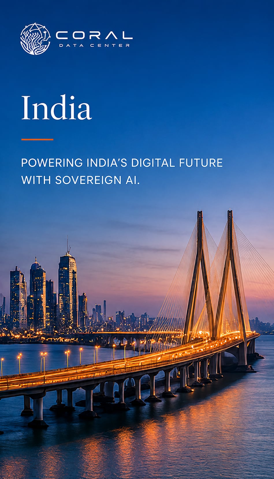 CoralDC India regional AI infrastructure concept